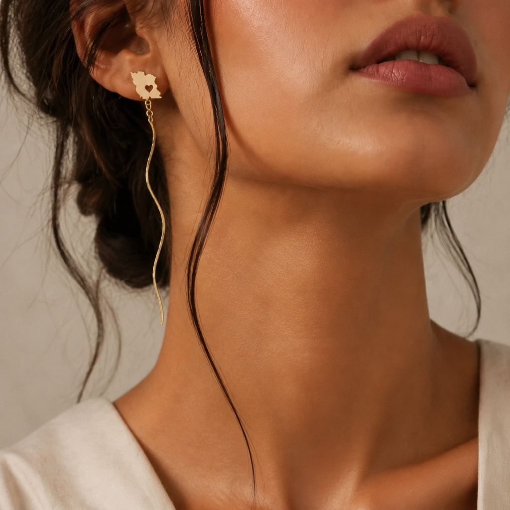 گوشواره میخی کد255